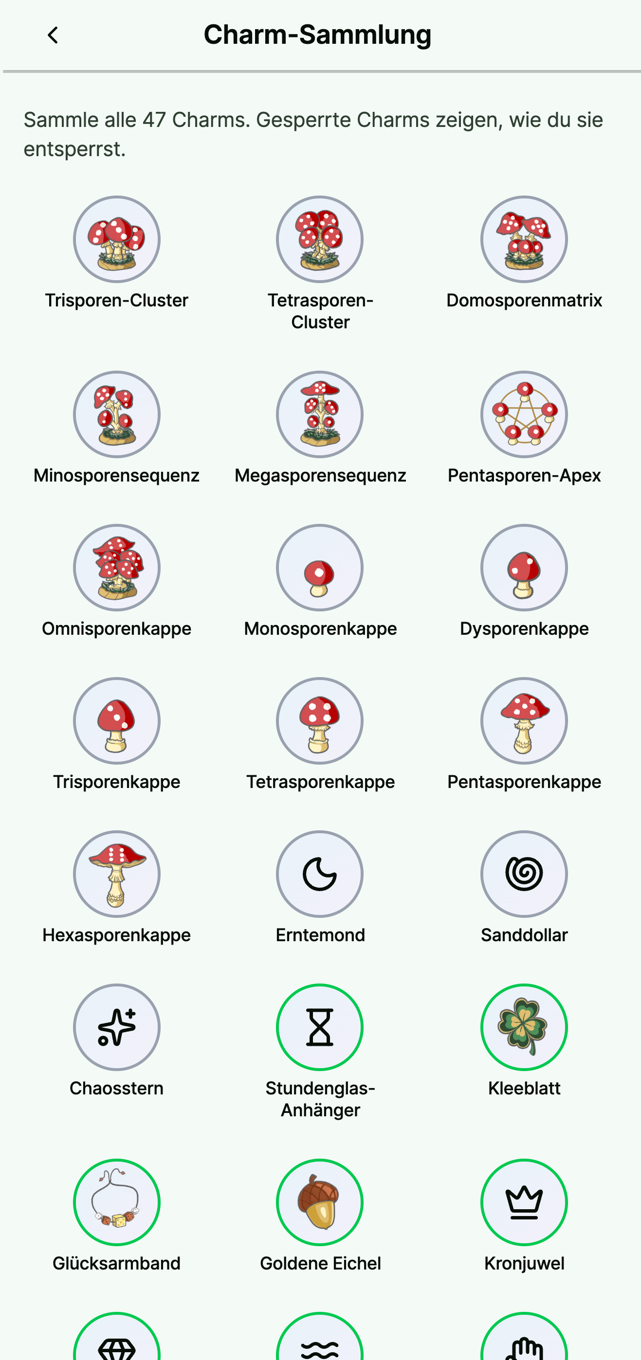 Charm-Sammlung